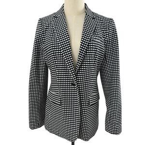 Banana Republic Long and Lean Gingham Blazer, Size 8